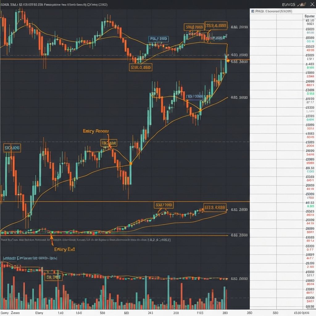 EURUSD Trading Strategy Chart